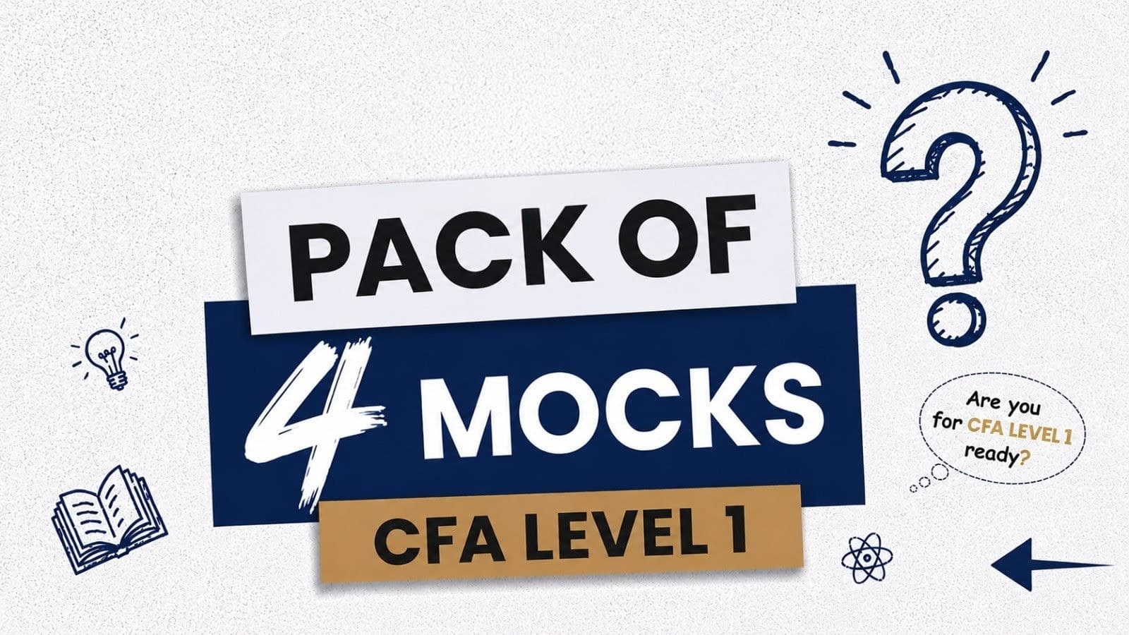CFA Level 1 Mock Pack of 4